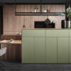 Sachsenküchen Design Inselküche Thymian Nussbaum