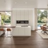 Nobilia Designküche mit Insel Weiß